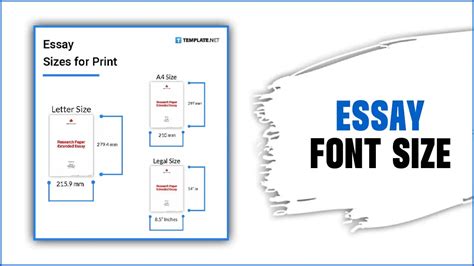 are you supposed to use a consistent font size throughout your essay?